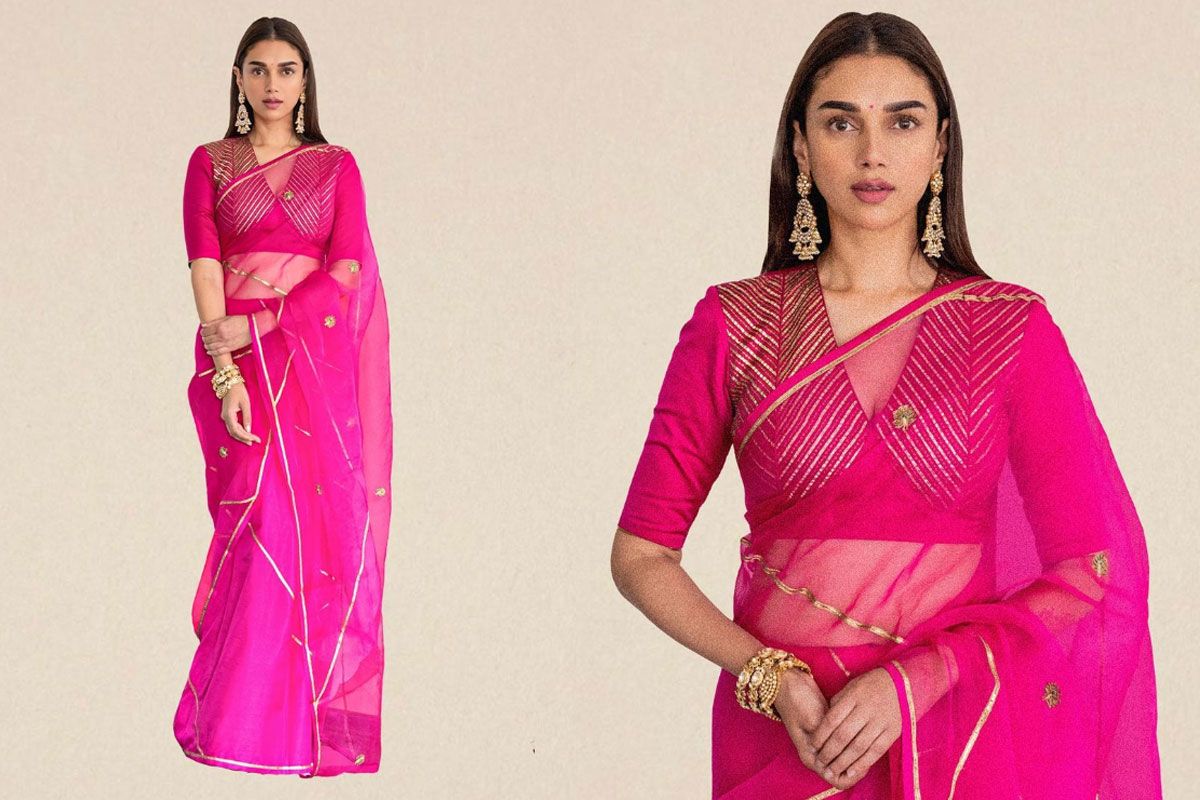 Aditi Rao Hydari In Rs 38600 Saree Look Is Both Radiant And Ravishing At Dia Mirza Wedding