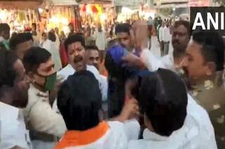 Video: उद्धव ठाकरे की आलोचना करने पर BJP नेता को साड़ी पहनने पर किया था मजबूर, अब 17 शिवसैनिक अरेस्‍ट