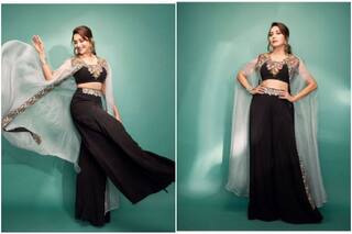 Madhuri Dixit 'Steps Up' in a Jazzy Black Fusion Outfit, Fans go 'Speechless'