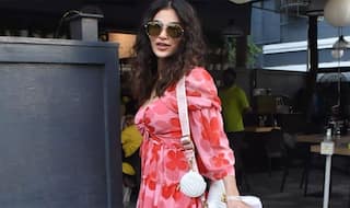 Mouni Roy Fresh Photos: मौनी रॉय की Red Dress में गुस्ताखियां, बिंदास अंदाज में आईं नज़र