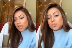 Nia Sharma Goes Bold With Her Makeup Again With Sparkling Blue Eyeliner, Will You Dare to Try it?