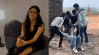 Internet Sensation Priya Prakash Varrier Slips, Trips And Falls Amid The Shoot of Romantic Song- Watch Video