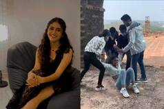 Internet Sensation Priya Prakash Varrier Slips, Trips And Falls Amid The Shoot of Romantic Song- Watch Video