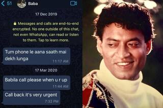 Irrfan's Son Babil Khan Shares Screenshot of Their WhatsApp Chat, Late Actor Used to Call Him 'Babila'