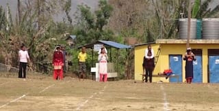 'Dum Laga Ke Haisha': Married Women Run With Their Husbands on Backs in This Unique Race | Watch
