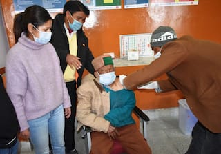 103-Year-Old Shyam Saran Negi, India's First & Oldest Voter, Gets Covid-19 Vaccine