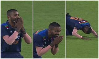 WATCH | Hardik's 'Sigh of Relief' Reaction After Dhawan Takes Stokes' Catch