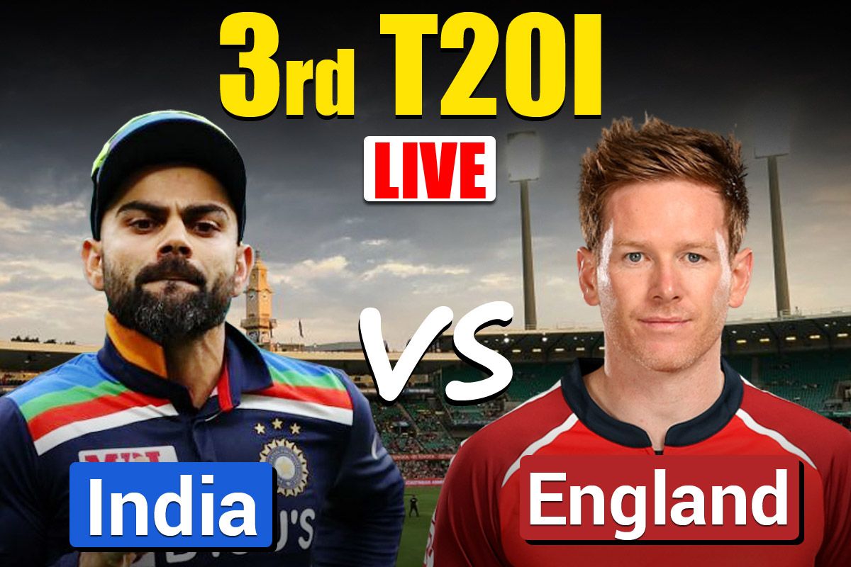 LIVE India vs England 3rd T20I Live Cricket Score Ahmedabad: Virat Kohli And Co. Aim to Continue 