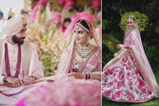 Jasprit Bumrah's Wife Sanjana Ganesan's Bridal Look Decoded: Sabyasachi Lehenga, Heritage Jewellery And Lot of Grace