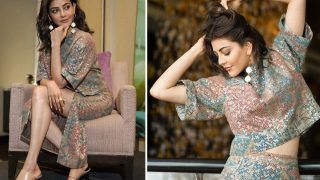 Kajal Aggarwal in Rs 47,000 Sequin Co-ord Set Shimmers Her Way Into The Fans’ Hearts