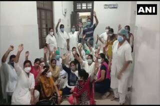Prayagraj: मेडिकल कॉलेज में जूनियर डॉक्‍टर ने नर्स को मारा थप्‍पड़, विरोध में नर्सों ने किया प्रदर्शन