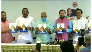 Prakash Javadekar Releases BJP’s Manifesto For Kerala, Promises New Legislation For Sabarimala