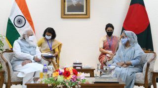 प्रधानमंत्री मोदी ने शेख हसीना को दिए कई 'उपहार', भारत-बांग्लादेश ने पांच सहमति-पत्र पर किए हस्ताक्षर