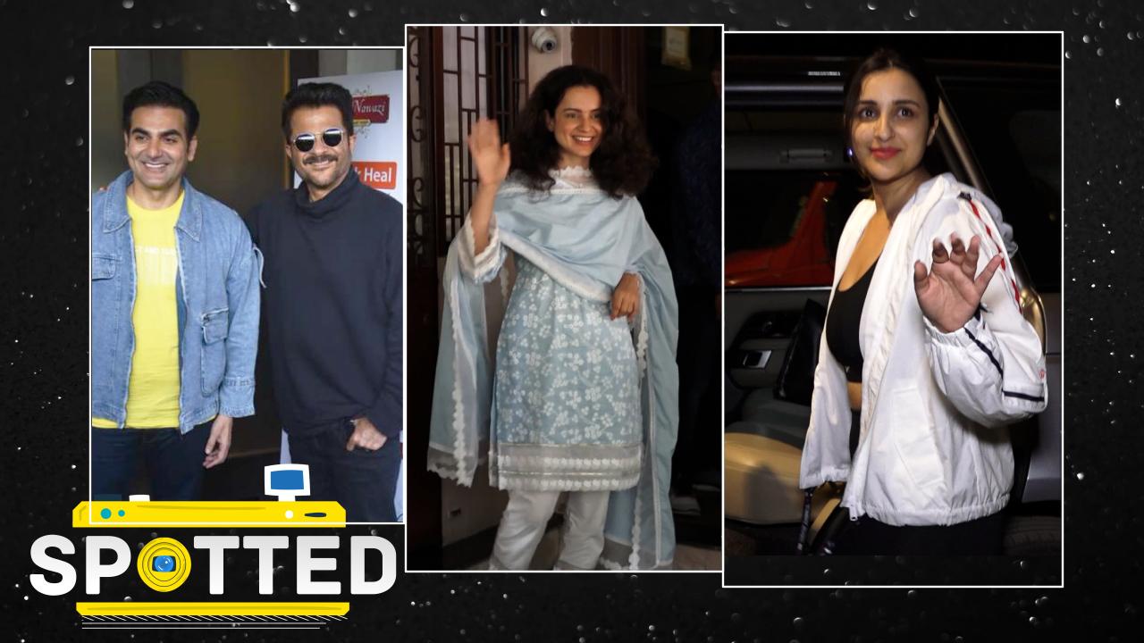 B-Town Celebrities' Work Mode On| Spotted on March 8- Kangana Ranaut, Anil Kapoor & More