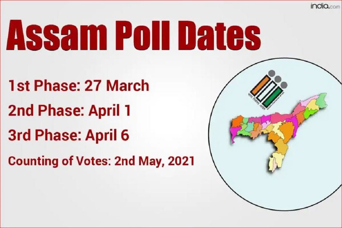 Assam Assembly Election 2021 3 Phase Polling To Begin On March 27 Constituency Wise Voting Dates And Full Schedule