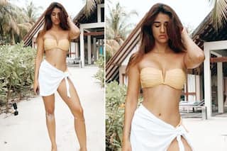 Disha Patani Looks Smoking Hot in beige Bikini As She Flaunts Her Perfect Curves, Fans Go Gaga Over Her Sultry Look