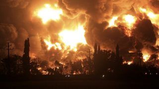 इराक के अस्पताल के कोविड-19 वार्ड में आग लगने से 58 लोगों की मौत