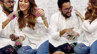 Nikki Tamboli, Jaan Kumar Sanu Play Holi Together, She Calls Them 'Jaanki' | Watch Viral Video