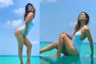 Monokini में एक बार फिर से Hina Khan ने करवाया बोल्ड फोटोशूट, बीच पर लिए Sun Bath के मजे....Viral Pictures