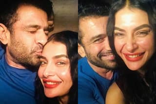 Love You Khansaab! Eijaz Khan Plants Kiss on Pavitra Punia's Forehead As He Holds Her Passionately