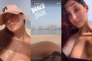 Nora Fatehi Shows Off Her 'Beach Bum' While Vacationing in Dubai, Hot And Sexy Photo Goes Viral