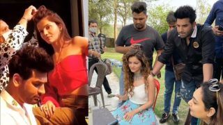 Rubina Dilaik is Magnificent; Paras Chhabra is a Lover in Upcoming Music Video, Watch BTS Shots Here