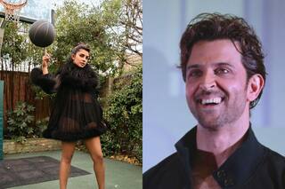 Priyanka Chopra बोल्ड ड्रेस और हाई हील के साथ उतरीं बास्केटबॉल ग्राउंड में, Hrithik Roshan ने लिए मज़े, हो गईं ट्रोल 