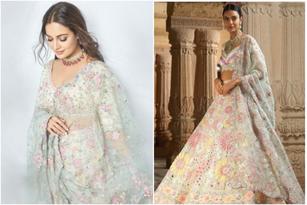 Dia Mirza in Rs 4,68,000 Lehenga Twirls Her Way Into The Hearts of Fans - See