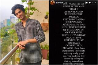 Irrfan Khan's Son Attends Filmfare Awards, But Seems Like Late Actor's Son is Disappointed, Here's Why