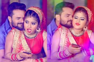 Khesari Lal Yadav New Bhojpuri Holi Song 2021: इस अंदाज़ में खेसारी लाल भाभी संग खेल रहे हैं होली, 'Devra Gal Misi Misi' का धमाल-VIDEO