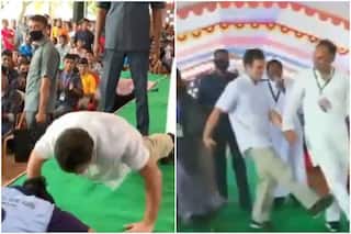 Rahul Gandhi Takes Push-Up Challenge With Students in Tamil Nadu. Watch What Happens Next