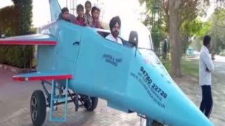 Architect Designs Jet-shaped Vehicle that Runs at 20km/h Speed, Names it 'Punjab Rafale'