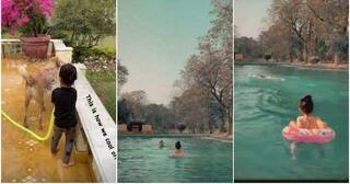 Soha Ali Khan ने अपने सोशल मीडिया पर करवाए Pataudi Palace के दर्शन, परिवार के साथ बिता रही हैं वक्त- See Pictures