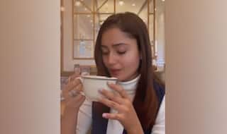Aashram 2 Fame Tridha Choudhary ने चॉकलेट में डुबोकर खाया बिस्कुट, फैंस बोले- घूंट पिला दे...