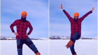 Man Does Bhangra on a Frozen Lake After Receiving Second Dose of Covid-19 Vaccine, Video is Pure Joy | Watch