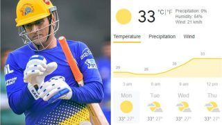IPL 2021, CSK vs RR Match 12 in Mumbai: Weather Forecast, Pitch Report, Predicted Playing XIs, Toss Time, Squads For Chennai Super Kings vs Rajasthan Royals