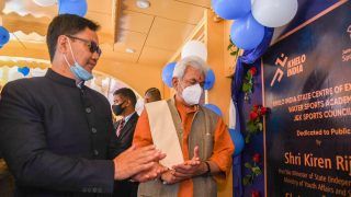 Sports Minister Kiren Rijiju Inaugurates Rowing Centre in Srinagar
