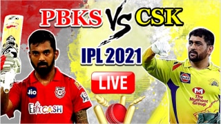 LIVE | IPL 2021, Match 8: Dhoni-led Chennai Super Kings Aim to Shed Off Rustiness Against Punjab Kings