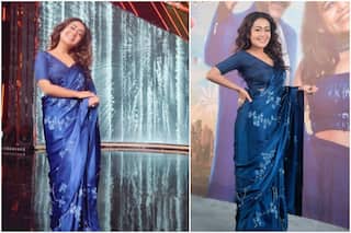 Neha Kakkar in Rs 15,000 Blue Silk Saree Looks Like A Royal Dream, See Pics