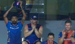 IPL 2021, MI vs KKR: सूर्यकुमार यादव का 99 मीटर लंबा SIX देख हैरान हुए हार्दिक पांड्या, देखें Video