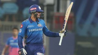 IPL 2021 Report: De Kock Guides Mumbai Indians to Seven-Wicket Win Over Rajasthan Royals