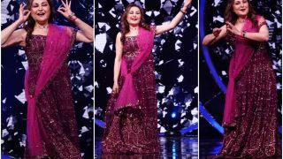 Indian Idol 12: Jaya Prada ने ‘मुझे नौलखा मंगा दे' गाने पर किया धमाकेदार डांस, देखें एक्ट्रेस का वीडियो