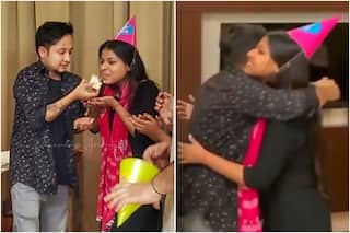 Indian Idol 12: Pawandeep Feeds Cake to Arunita, Hugs Her on His Birthday