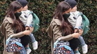 Meghan Markle Spotted With A Baby Bump As She Drops Son Archie To School - See Pic