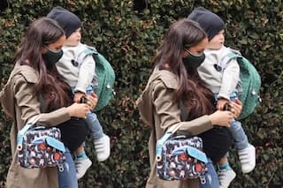 Meghan Markle Spotted With A Baby Bump As She Drops Son Archie To School - See Pic