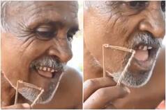 Viral Video: Uncle's Desi Technique For Shaving Beard is Some Next-Level Jugaad | Watch