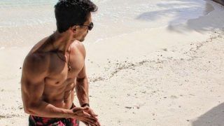Tiger Shroff Shirtless: खुले बदन Beach पर नज़र आए टाइगर श्रॉफ, फ्लॉन्ट किए Six Pack Abs और...