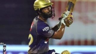 Kolkata knight riders batsman rahul tripathi fined for driving without face mask 4700240