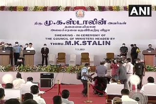 MK Stalin Is New Tamil Nadu CM; Nehru, Gandhi Sworn-In As His Ministers