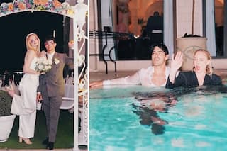 Sophie Turner-Joe Jonas Celebrate 2 Years of Las Vegas Wedding With Unseen After-Party Pictures